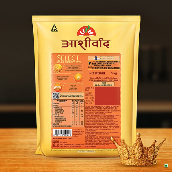 Aashirvaad Select MP Sharbati Atta, 10 kg
