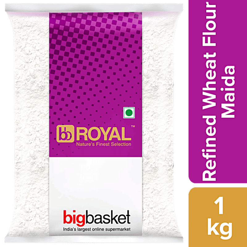 bb Royal Refined Wheat Flour/Maida, 1 kg Pouch