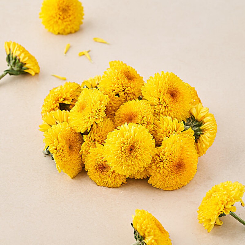 fresho! Chrysanthemum/Shevanti Flower, 1 kg